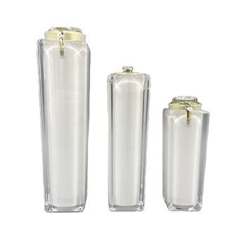 ABS Kare Kozmetik Pompa Şişe Paketleme Parmak Presi 100ml