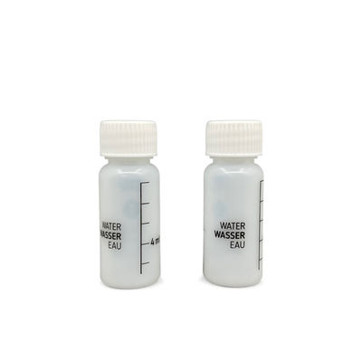 Küçük HDPE Plastik Şişe 10ml Beyaz Kap Özelleştirilmiş Renk Losyon İçin Bir Kez Kullanım