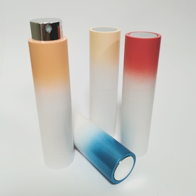 8ML ABS Kabuk Degrade Renk Parfüm Sprey Şişesi Cam İç Şişe