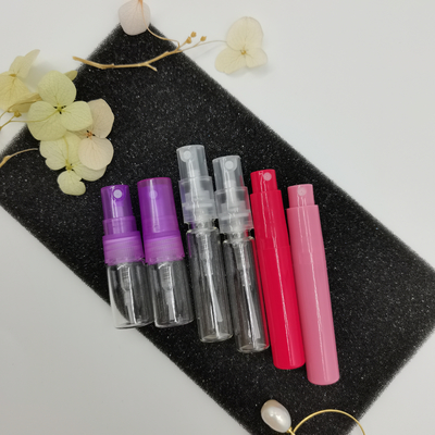 Cam Şişe 2ml Mini Versiyon Parfüm Şişesi PP Püskürtme Şişesi