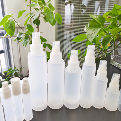 Yeni Tamamen Plastik Kozmetik Şişe Seti Buzlu Şişe 5ml 10ml 15ml 30ml 50ml 80ml 100ml 120ml Cilt Bakımı İçin Ambalaj