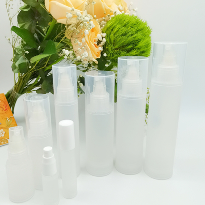 Yeni Tamamen Plastik Kozmetik Şişe Seti Buzlu Şişe 5ml 10ml 15ml 30ml 50ml 80ml 100ml 120ml Cilt Bakımı İçin Ambalaj