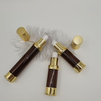 Losyon Aktüatör 15ml, 20ml, 30ml Losyon Serum Plastik Havasız Şişe için Metalize