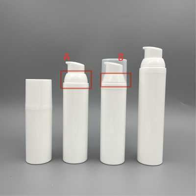 30ml 50ml 75ml 100ml PP Cilt Bakım Kabı için Havasız Şişeye Geçmeli