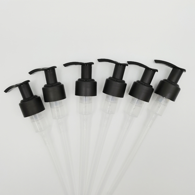 Matt Finish PP Plastik Losyon Pompası Siyah Renk 24/410