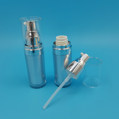 PMMA Yuvarlak Şekil Akrilik Losyon Şişesi 15ml 30ml 50ml 100ml 120ml