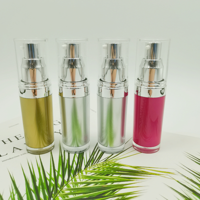 PMMA Yuvarlak Şekil Akrilik Losyon Şişesi 15ml 30ml 50ml 100ml 120ml