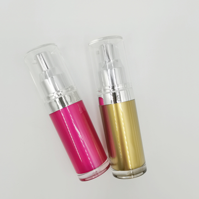 PMMA Yuvarlak Şekil Akrilik Losyon Şişesi 15ml 30ml 50ml 100ml 120ml