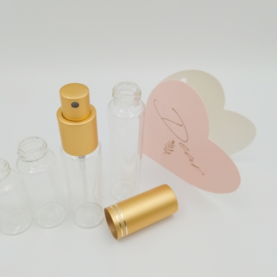 Alüminyum Parfüm Püskürtücüler ile 10ml 15ml 20ml 25ml 30ml Tüp Cam Şişe