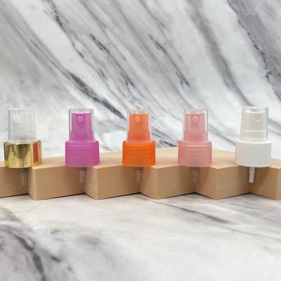 Plastik Basınç 24/410 İnce Mist Püskürtme Pompası Nervürlü Etek SS316 Yay Özel Renk