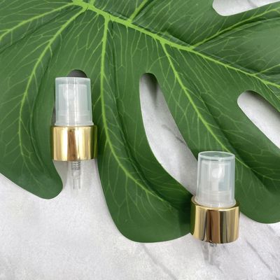 Altın İnce Mist Pompa Püskürtücü 20/410 Alüminyum Kapatma 0.12ML 0.16ML