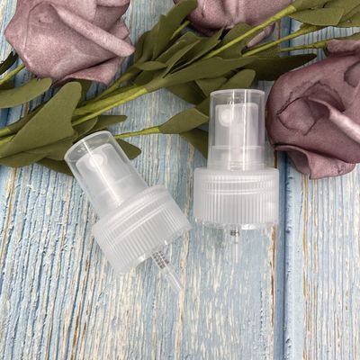Şeffaf İnce Mist Püskürtme Pompası 28 410 Oda Parfümü için Nervürlü SS316 0.12ML