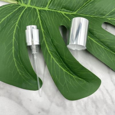 Doldurulabilir Parfüm Pompası Püskürtücü 15/400 0.07ML 0.09ML Dozaj Gümüş Yakalı