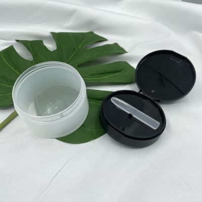 80g Plastik Kozmetik Kavanozlar Şeffaf Kaplar Kaşık / Kazıyıcı ile yüz maskesi