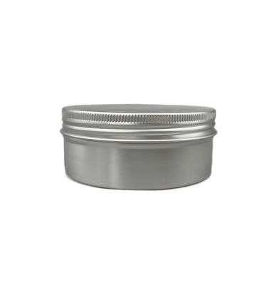 Şeker Alüminyum Teneke Kavanozlar 250ml Vidalı Kapaklı Metal Kutular