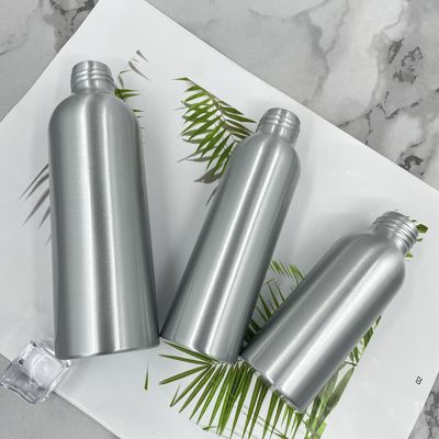Anti UV Alüminyum Kozmetik Şişe Sızdırmazlık 100ml 150ml Etiketli