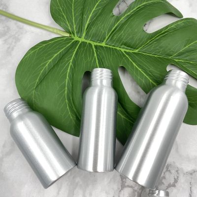 Anti UV Alüminyum Kozmetik Şişe Sızdırmazlık 100ml 150ml Etiketli