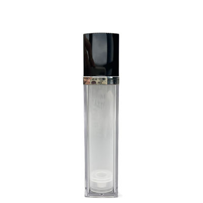 Kare Kozmetik Havasız Pompa Şişeleri 30ml Çift Duvar Alüminyum