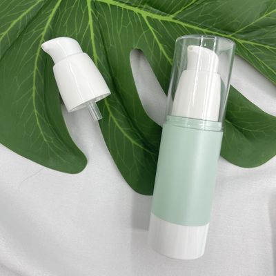 Fondöten İçin Kapaklı Boş Metalize Yüzey Olarak 80ml 120ml Clear Airless Pompa Şişeleri