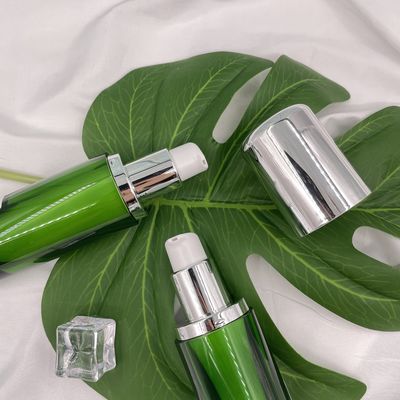 Yuvarlak Kozmetik Pompa Şişesi Lüks Boş Konteynerler 50ml 120ml Akrilik