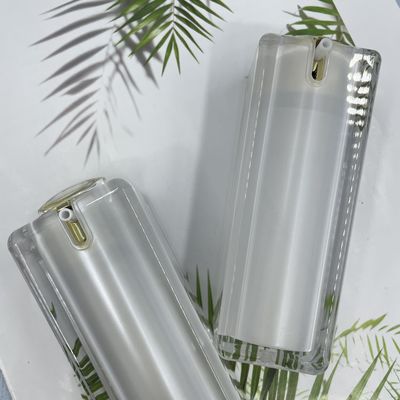 ABS Kare Kozmetik Pompa Şişe Paketleme Parmak Presi 100ml