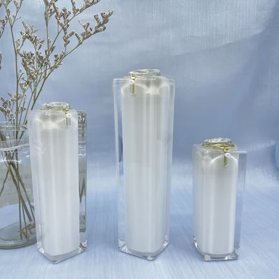 ABS Kare Kozmetik Pompa Şişe Paketleme Parmak Presi 100ml