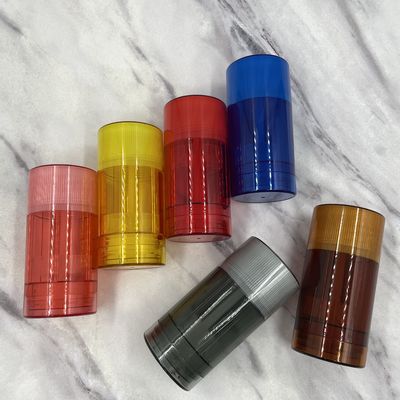 6g 15g 30g 50g 75g Yuvarlak AS / ABS / PP Sivrisinek Kovucu İçin Boş Deodorant Çubuk Konteyner