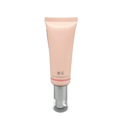 Pembe BB Krem Boş Sıkma Tüpleri 30ml 50ml Çap 30mm Pompalı