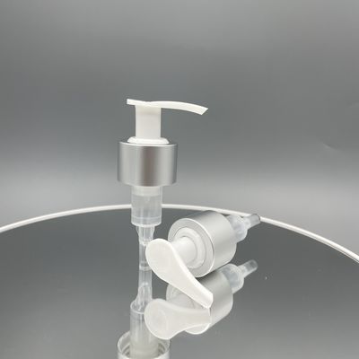 2CC Yaylı Losyon Dispenseri Pompalı Sabun 24/410 28/410 Mat Gümüş Alüminyum Kapatma
