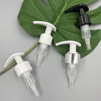 Anti Saat Yönünde 24/410 Losyon Dispenser Pompa Siyah 2CC Parlak Gümüş Metalize