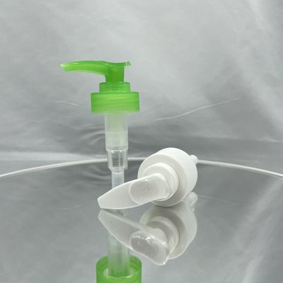 Yeşil Plastik Sabun Losyon Dispenseri Pompası 1.9ml/T Şeffaf 304H Yay 24/410 28/410