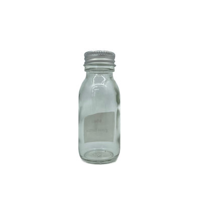 Dökülmeyen Cilt Bakımı Kozmetik Ambalaj Alüminyum Kapaklı 60ml Cam Şişe