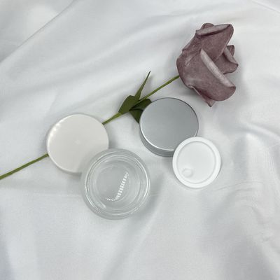 Yuvarlak 20g Özel Cam Kozmetik Kavanozları Ambalaj Çapı 4.7cm Yükseklik 3.2cm