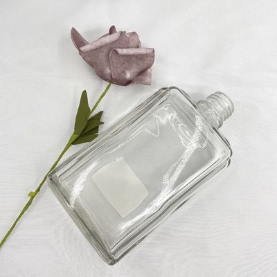 Cilt Bakım Ürünleri için Emtia 250ml Kare Kozmetik Şişeler Cam Kaplar