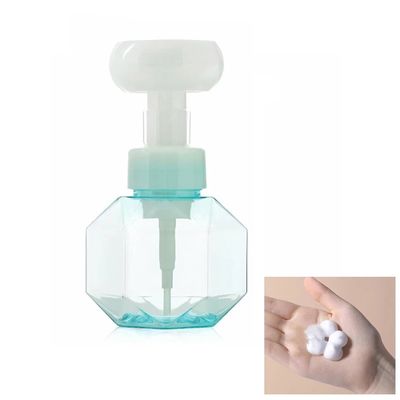 43mm Kapanış Çiçek Şekli Köpük Pompası 5 Petal PP Şampuan Sabunu 0.68ml Dozaj
