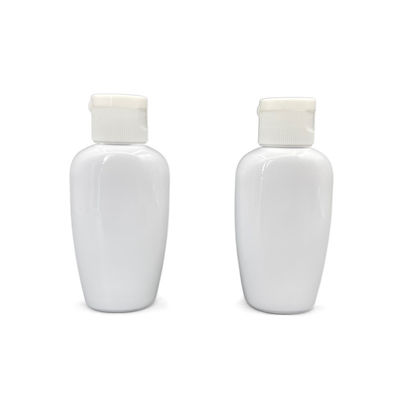 Oblate Stil Plastik PET Pompa Şişesi Düz 50ml, Kapaklı Oksijeni Önler