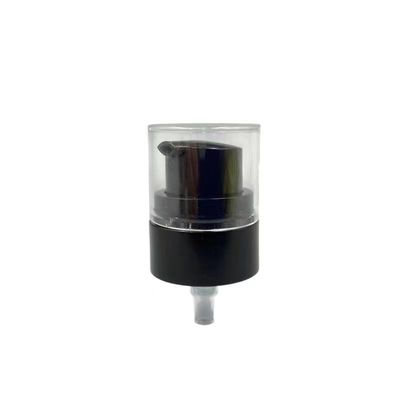 Siyah Losyon Krem Dağıtıcı Pompa 24/400 AS Kapak SS316 Yay Dışı 0.25ML/T
