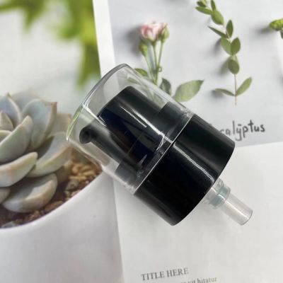 Siyah Losyon Krem Dağıtıcı Pompa 24/400 AS Kapak SS316 Yay Dışı 0.25ML/T