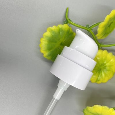 0.25ML/T Krem Pompa Dispenseri 24/400 Beyaz AS Şeffaf Kapaklı SS316 Yay Dışı