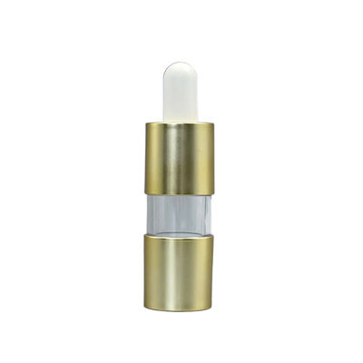 Altın Boş Uçucu Yağ Şişesi 20ml 0.25ml Dozaj UV Kaplama Ampullü Sıvı Damlalık