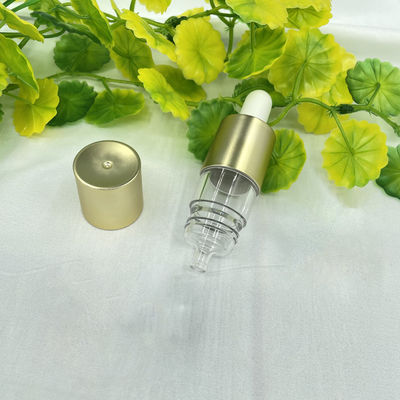 Altın Boş Uçucu Yağ Şişesi 20ml 0.25ml Dozaj UV Kaplama Ampullü Sıvı Damlalık