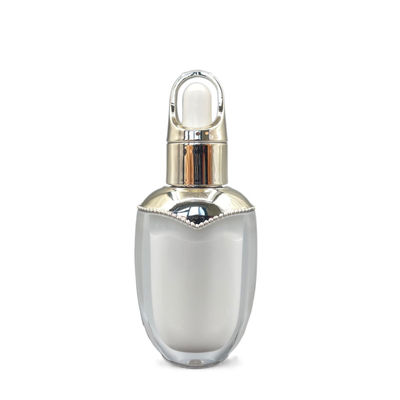 Uçucu Yağ Kabı 10ml Damlalık Şişe Akrilik Oval Şekil Çift Duvar