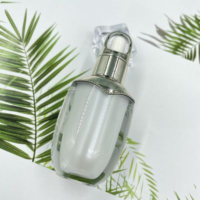 Uçucu Yağ Kabı 10ml Damlalık Şişe Akrilik Oval Şekil Çift Duvar