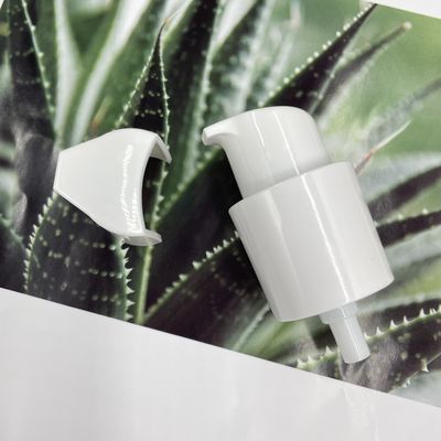 Beyaz 20/410 Krem Pompa Dispenseri SS316 Yay Değiştirme Losyon Başlığı 0.2ML/T