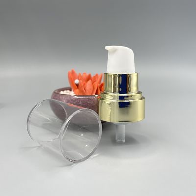 BB Krem Pompa Dispenseri SS316 Yay Dışında 24/410 0.5ml Dozaj Şeffaf Kapak