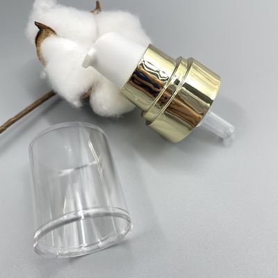 BB Krem Pompa Dispenseri SS316 Yay Dışında 24/410 0.5ml Dozaj Şeffaf Kapak