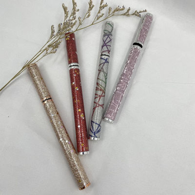 304 Çelik Top Boş Kozmetik Kalem Deri Tasarım Lüks tip Eyeliner Tutkal Kalem