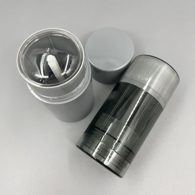 75g Gri Boş Deodorant Çubuk Konteyner AS / PP Güneş Koruyucu Yuvarlak Tüpler