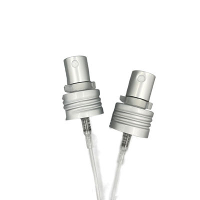 Matt Silver Parfüm Pompası Püskürtücü Dispenser Alu 24/410 0.12ML Klipsli Kilitli Dozaj