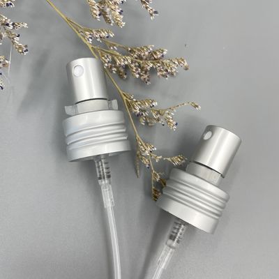 Matt Silver Parfüm Pompası Püskürtücü Dispenser Alu 24/410 0.12ML Klipsli Kilitli Dozaj